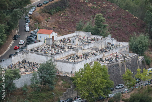 Paisagem da região de Penacova, distrito de Coimbra, Portugal