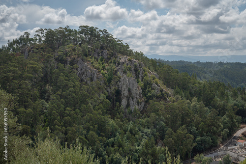 Paisagem da região de Penacova, distrito de Coimbra, Portugal