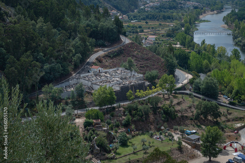 Paisagem da região de Penacova, distrito de Coimbra, Portugal