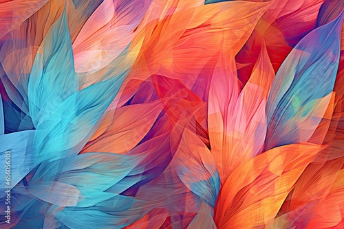 Vibrant Abstract Background Images: Explore a Series of Unique Digital Artworks with Colorful Patterns, generative AI