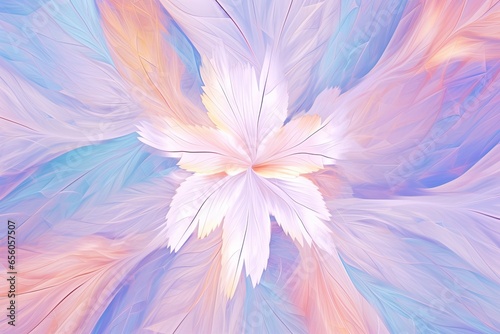 Pastel Colored Abstract Design Background  A Intricate Digital Artwork with an Abstract Pattern  generative AI