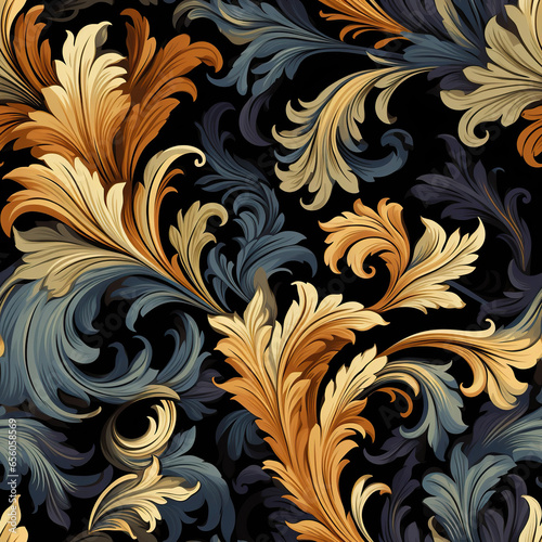 Florentine seamless pattern