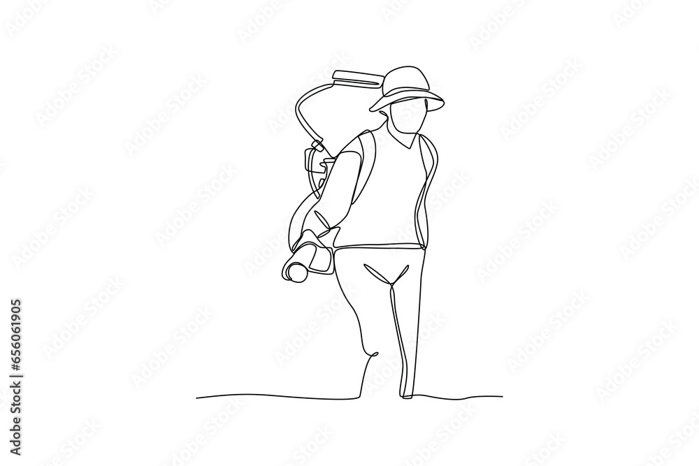 farmer spray pesticides. Farmer activity minimalist concept. black and white design by vector illustrator. Simple line. Flat cartoon vector illustration. farmer spray pesticides. Farmer activity minimalist concept. black and white design by vector illustrator. Simple line. Flat cartoon vector illustration.