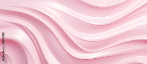 Pink background with a white creamy texture