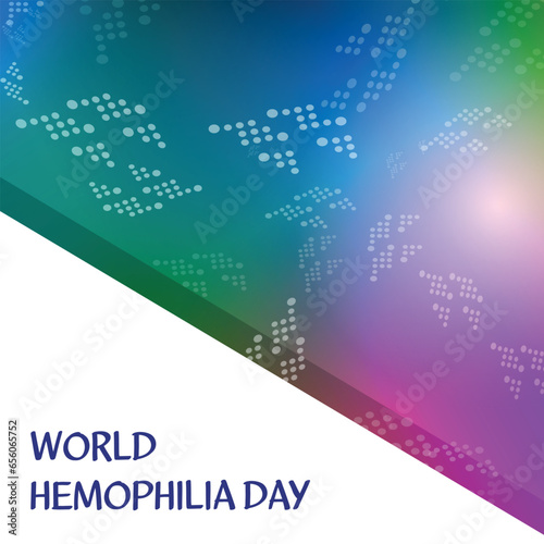 World hemophilia day  . Design suitable for greeting card poster and banner