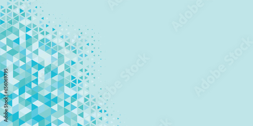  Abstract Triangle colorful background or wallpaper with polygons, triangles or concave geometrical shapes with Copy space soft color