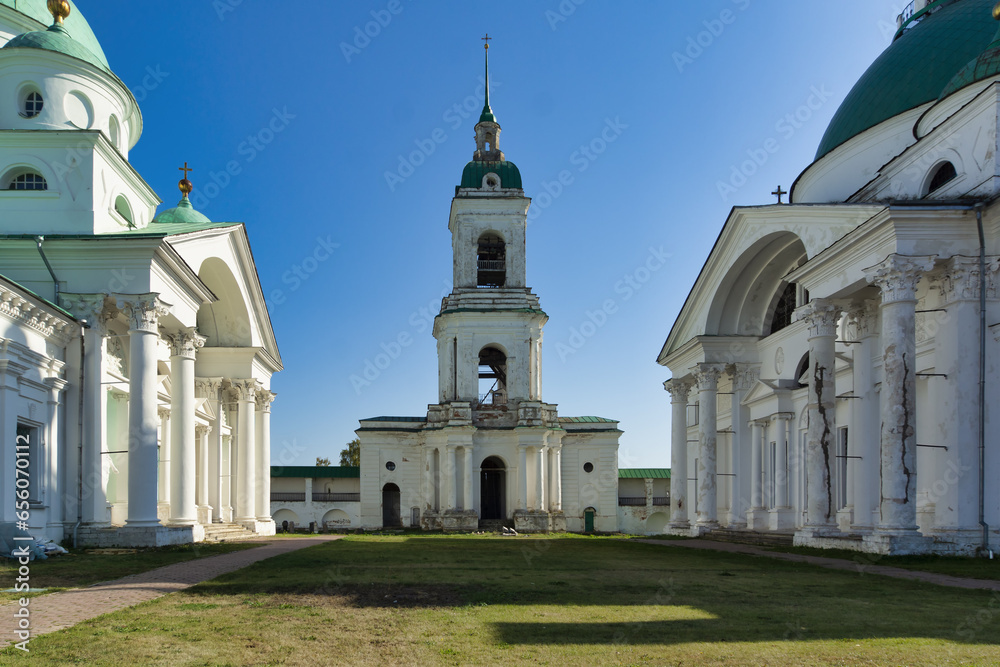 Rostov the Great, Russia - September 24, 2023: Spaso Dmitrievsky Monastery. Russian Golden Ring