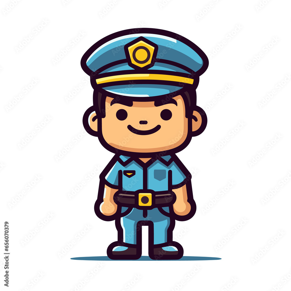 Man police standing cartoon , Illustration, Cartoon PNG Man police standing cartoon , Illustration, Cartoon PNG