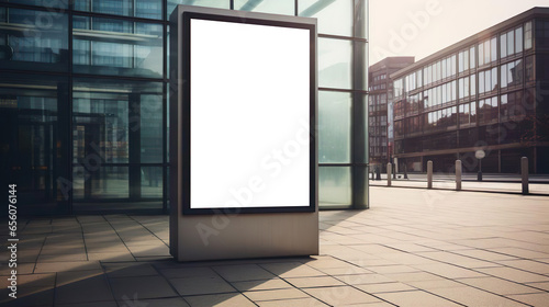 Plakat, Wand, Großfläche, Citylight, Bushaltestelle, Nacht, Stadt, Werbung, Vorlage, Präsentation, generative Ai	