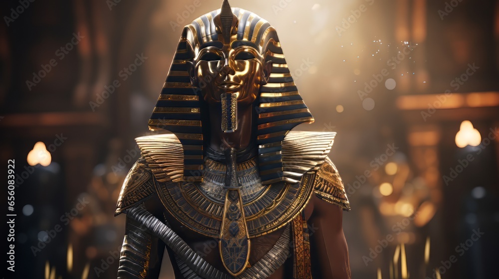 Ra - The egyptian god of the sun.generative ai
 - obrazy, fototapety, plakaty 