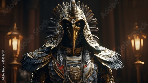 Horus - The egyptian god of kingship.generative ai 