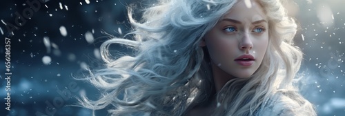 Freya - The nordic goddess of love.generative ai 