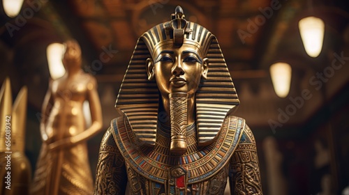 Fotografija Amun - The egyptian god of creation.generative ai