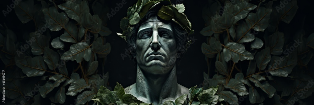 Portrait of the roman conquerer Ceasar.generative ai

 - obrazy, fototapety, plakaty 