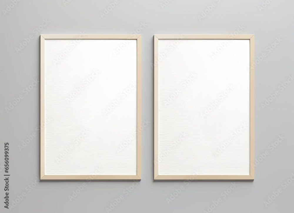 Frame on a wall mock up. Frame on a wall mock up.