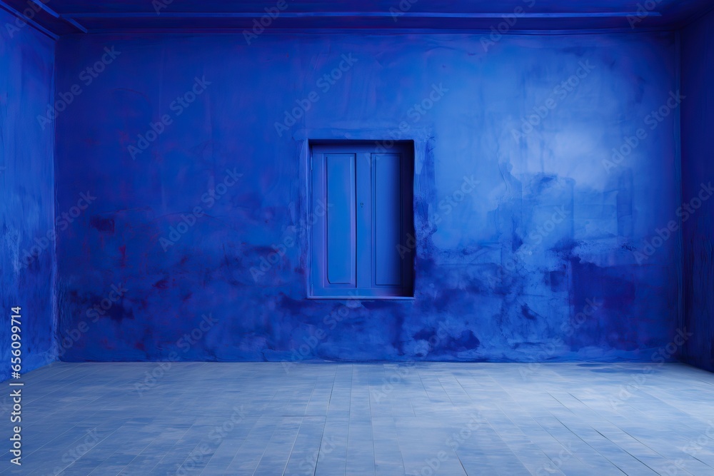 Blue minimal décor ideal for backdrops Blue minimal décor ideal for backdrops