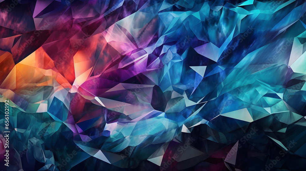 Abstract crystal polygonal background. Triangular low poly background Abstract crystal polygonal background. Triangular low poly background