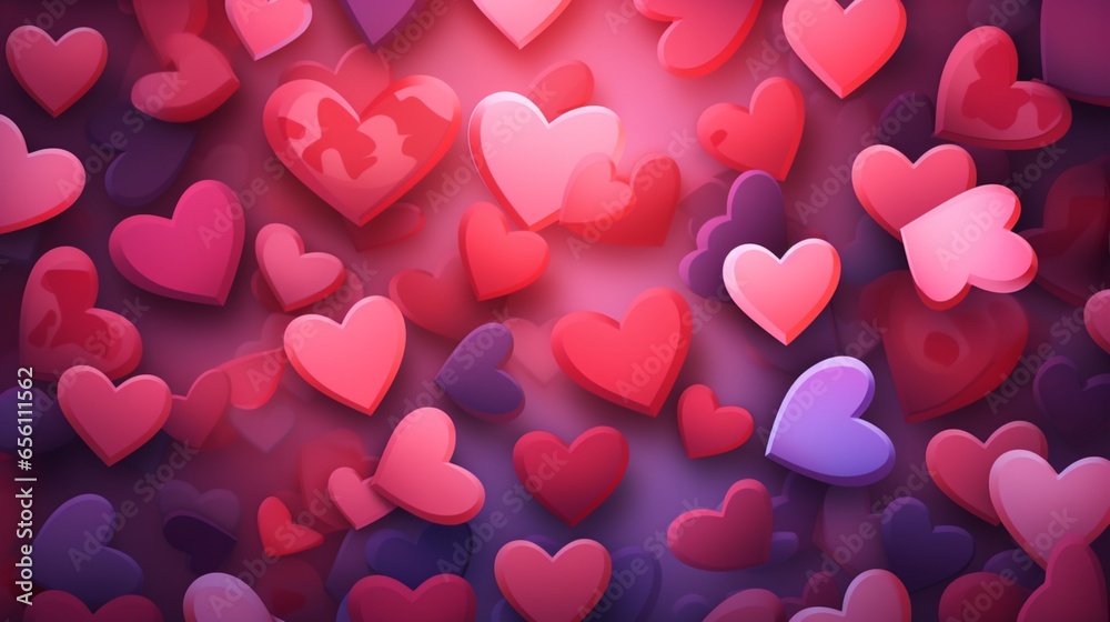 hearts background