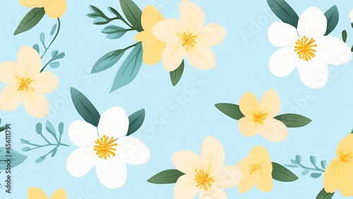seamless floral pattern © Samuel