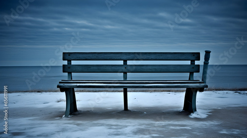 bench by the sea
