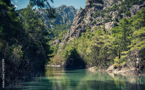 lake in the mountains