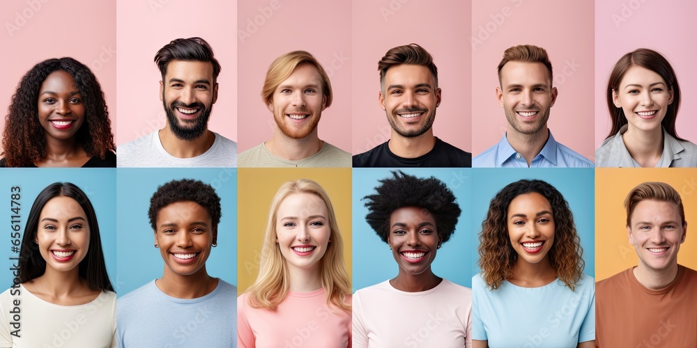 vibrant collage of diverse people from various ethnic backgrounds, the beauty of multiculturalism. vibrant collage of diverse people from various ethnic backgrounds, the beauty of multiculturalism.