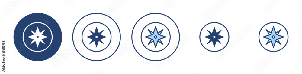 Compass icon vector. arrow compass icon sign and symbol Compass icon vector. arrow compass icon sign and symbol
