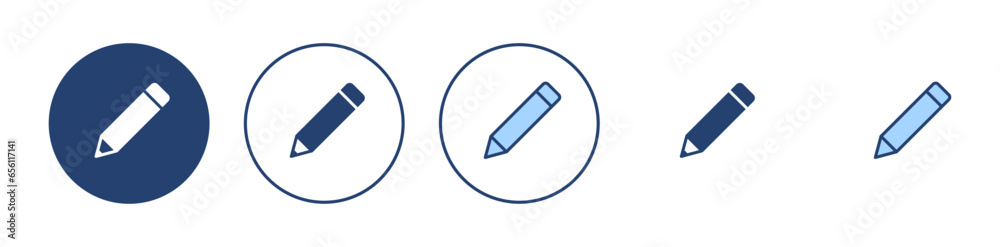 Pencil icon vector. pen sign and symbol. edit icon vector Pencil icon vector. pen sign and symbol. edit icon vector