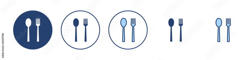spoon and fork icon vector. spoon, fork and knife icon vector. restaurant sign and symbol spoon and fork icon vector. spoon, fork and knife icon vector. restaurant sign and symbol