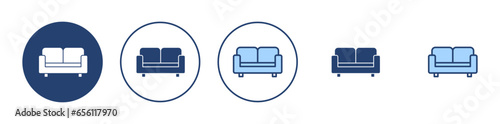Sofa icon vector. sofa sign and symbol. furniture icon