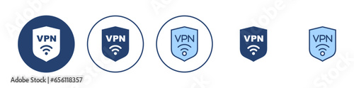 Vpn icon vector. Private network sign and symbol. virtual private network icon.