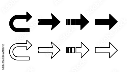 Arrow icon. Arrow symbol. Arrow icon for your web design.
