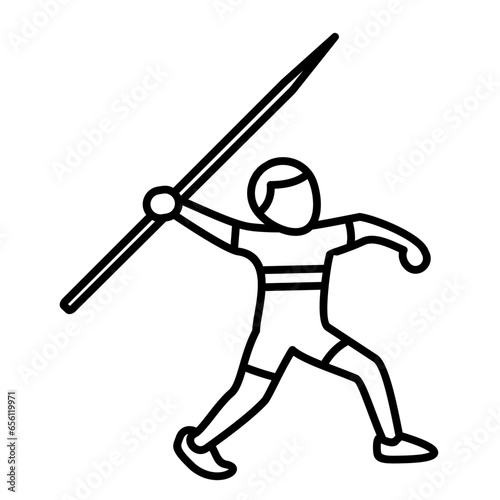 Javelin Throw Icon