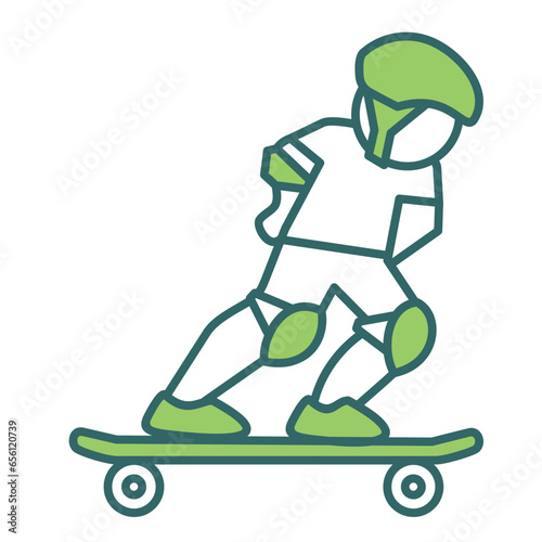 Longboarding Icon