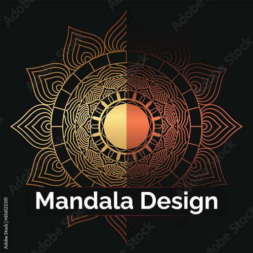 Luxury mandala background with golden arabesque pattern Arabic Islamic style. Decorative mandala for print, poster, cover, brochure, flyer, banner