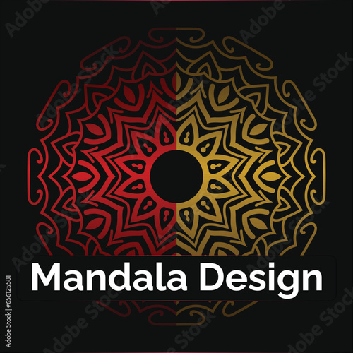Luxury mandala background with golden arabesque pattern Arabic Islamic style. Decorative mandala for print, poster, cover, brochure, flyer, banner