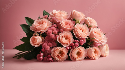 pink roses bouquet © Hakim