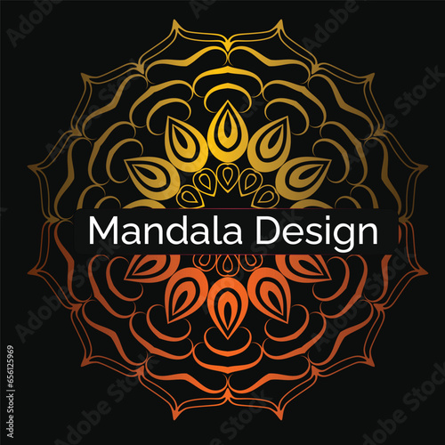 Luxury mandala background with golden arabesque pattern Arabic Islamic style. Decorative mandala for print, poster, cover, brochure, flyer, banner