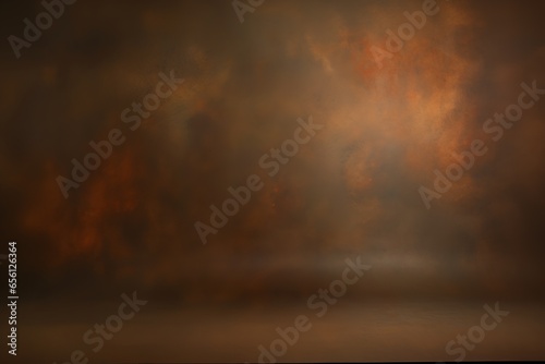 Dark Orange Studio Portrait Background
