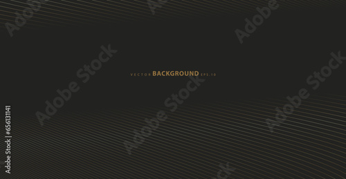 Premium background. Abstract luxury pattern. Gold glitter stripes background. Abstract gold line texture. vector illustration © bebuntoon