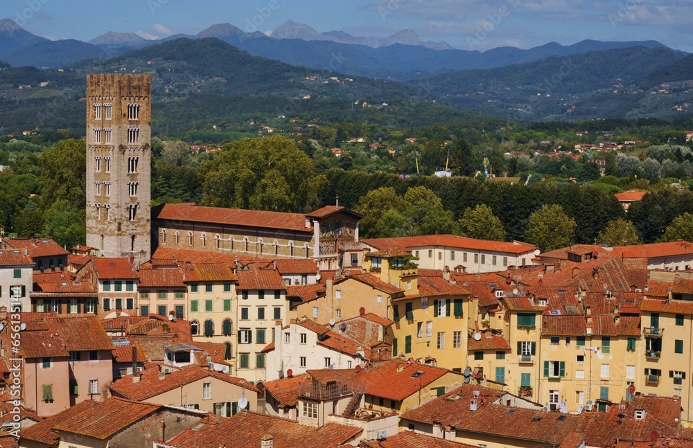 Antica città Lucca, Toscana, Italia