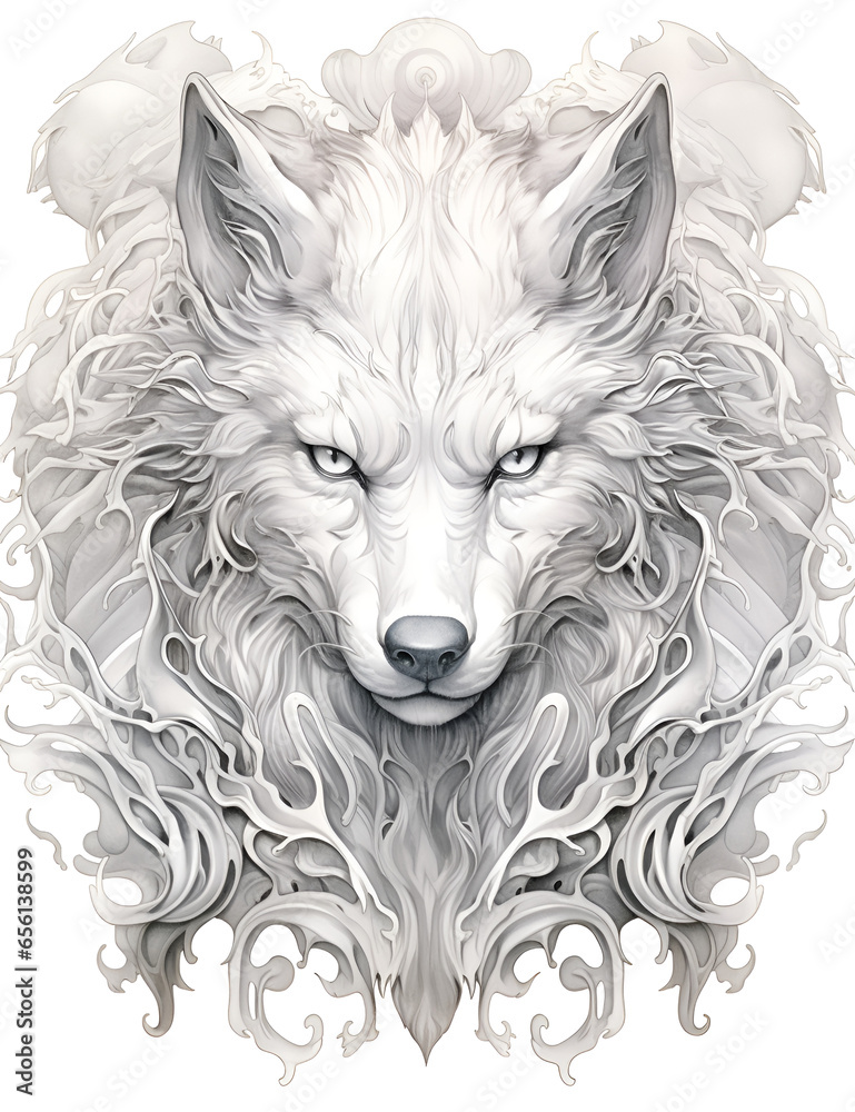 wolf head vector wolf head vector
