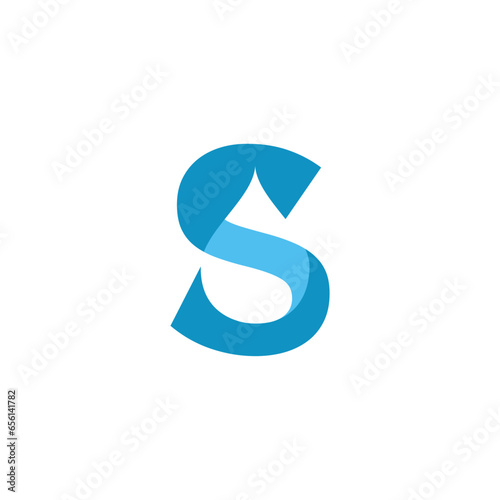 Letter S Water Logo 