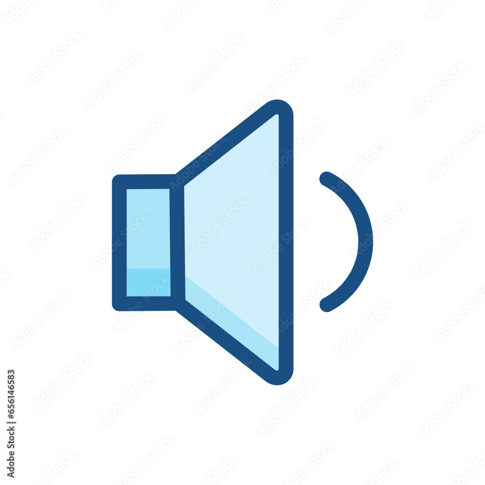 speaker icon vector volume symbol design illustration