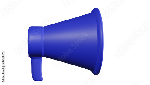 megaphone on white