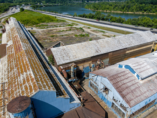 Abandoned industrial complex