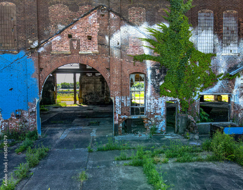 Abandoned industrial complex