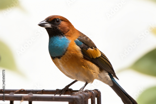 tanager bird standing on a branch