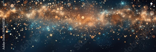 Starry Glitter Party Frame