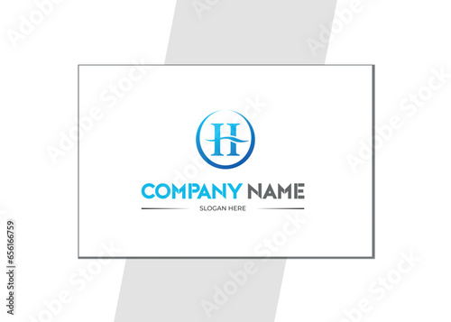 Consultancy Logo H Letter. 